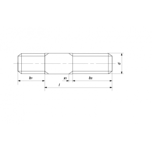 DIN 939 Шпильки с ввинчиваемым концом